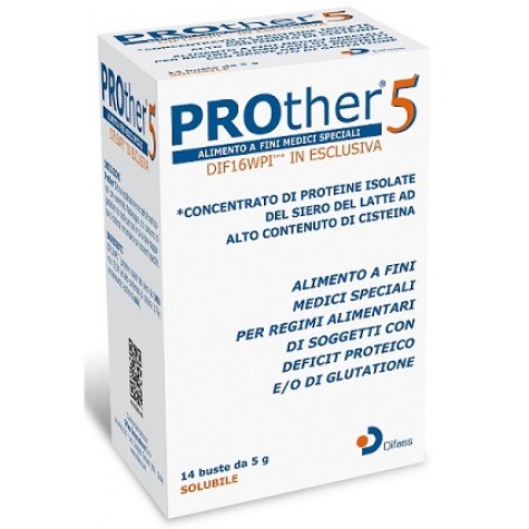 Prother 5 14 bustine- Alimento Iperproteico 