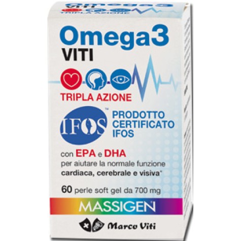 Omega 3 Viti tripla azione 60 perle- integratore di omega 3