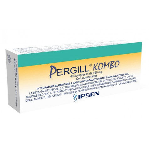 Pergill Kombo 40 compresse - Integratore per la Digestione del Lattosio 