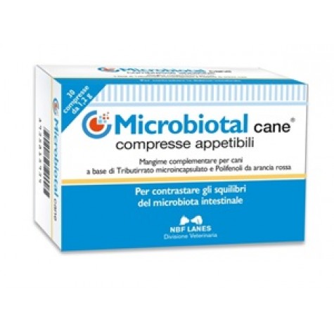Microbiotal cane 30 compresse - integratore per il benessere intestinale del cane