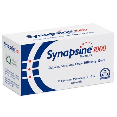 Synapsine 1000 10 flaconcini da 10 ml- Integratore per il Sistema Nervoso 