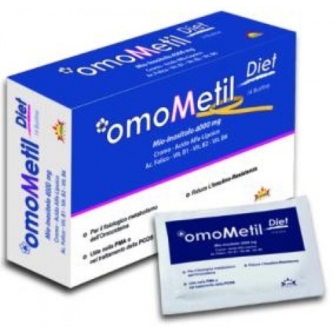 Omometil Diet 14 bustine- Integratore per il Metabolismo con Omocisteina 