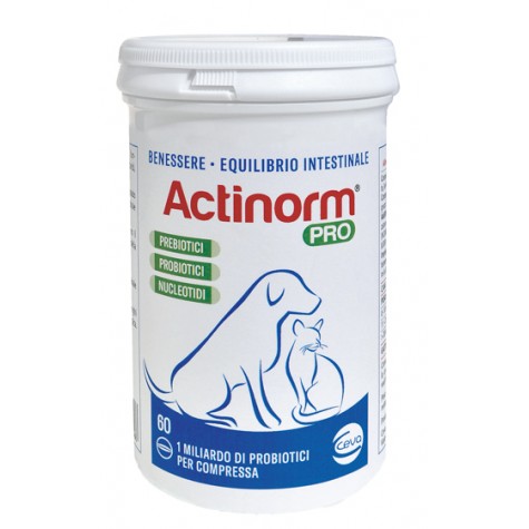 Actinorm Pro 60 compresse -  Mangime Complementare Veterinario per Cani e Gatti 