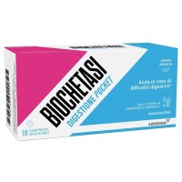 Biochetasi Pocket 18 compresse masticabili - Integratore Digestivo 
