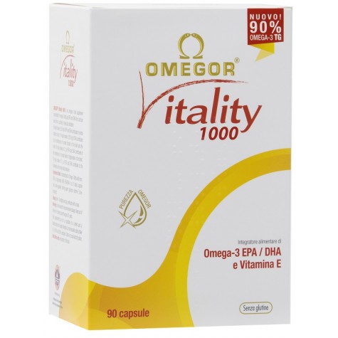 Omegor Vitality 1000 90 capsule- integratore di Omega 3 per il Benessere del Cuore 