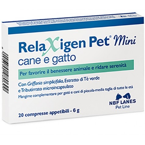 Relaxigen Pet Mini 20 compresse - Integratore Veterinario per Cani e Gatti