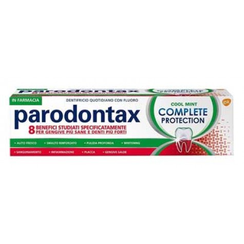 Parodontax Complete Protection Cool Mint 75 ml- Dentifricio per Disturbi Gengivali 