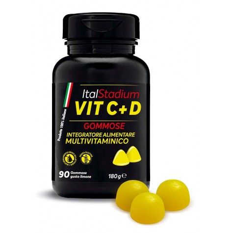 ITALSTADIUM Vit C+D 90 Gommose