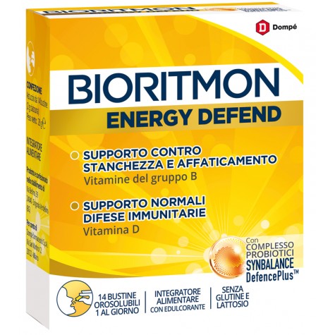Bioritmon Energy Defend 14 bustine - Integratore Energetico 