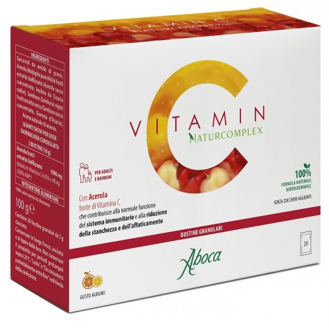 Vitamin C NaturComplex 20 bustine- Integratore con Vitamina C