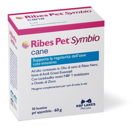 Ribes Pet Symbio Cane 30 bustine-  Integratore Veterinario per l'Intestino