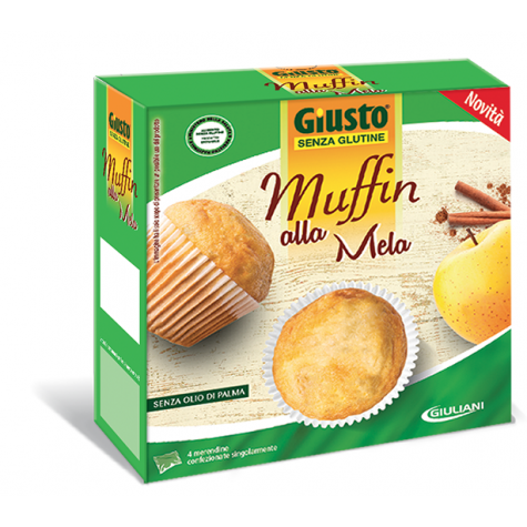 GIUSTO S/G Muffin Mela 200g