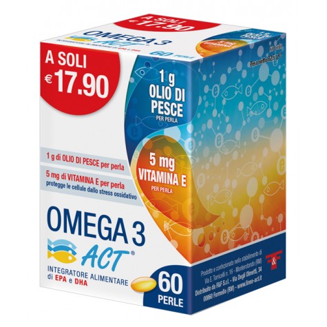 Omega 3 Act 60 perle- integratore di omega 3