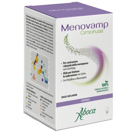 Menovamp cimicifuga 60 capsule - integratore per la menopausa