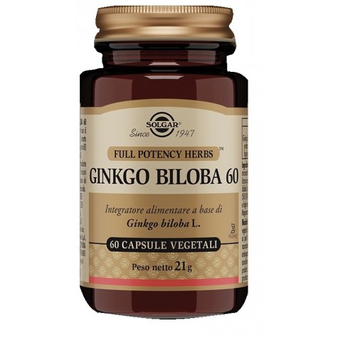 GINKGO BILOBA 60 Cps*SOLGAR