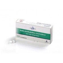 ACIDO ACETILSALICILICO (ANGENERICO)*20 cpr 500 mg