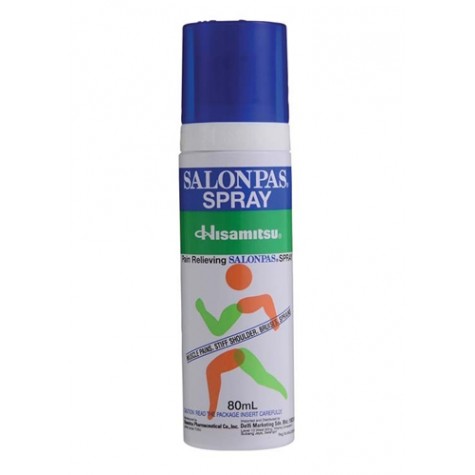 SALONPAS*spray soluz cutanea 80 ml 1,4 g + 2,56 g + 2,4 g