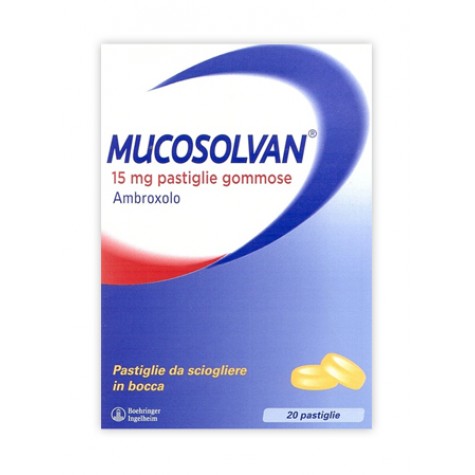 MUCOSOLVAN*20 pastiglie gommose 15 mg