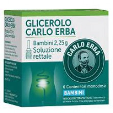 GLICEROLO (CARLO ERBA)*BB 6 microclismi 2,25 g con camomillae malva