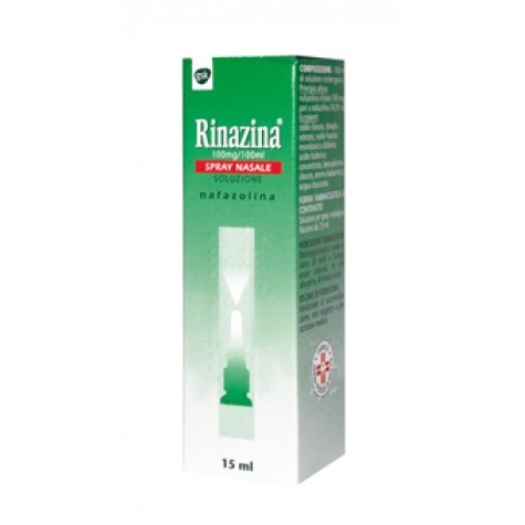 Rinazina Spray Nasale 15 ml- spray Decongestionante per Liberare Naso Chiuso