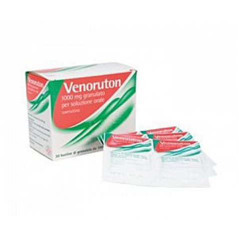 Venoruton 1000mg 30 bustine orosolubili - trattamento per insufficienza venosa