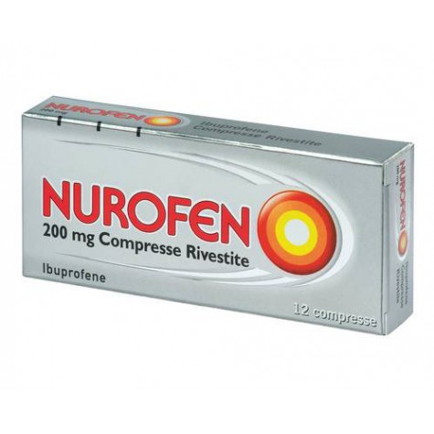 Nurofen 200 mg  12 Compresse Rivestite- antinfiammatorio e antidolorifico