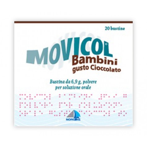 MOVICOL*BB 20 bust polv orale 6,9 g cioccolato