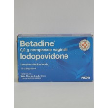 BETADINE*10 cpr vag 200 mg