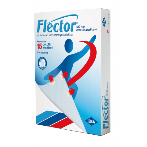 FLECTOR*15 cerotti medicati 180 mg
