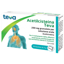 ACETILCISTEINA (TEVA)*orale grat per soluz 30 bust 200 mg