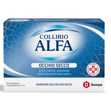 COLLIRIO ALFA OCCHIO SECCO*20 monod collirio 0,5 ml 0,4%