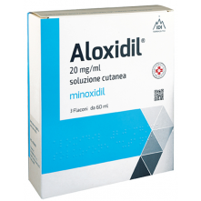 ALOXIDIL*soluz cutanea 3 flaconi 60 ml 20 mg/ml