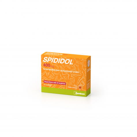 SPIDIDOL*orale grat 12 bust 400 mg aroma cola limone