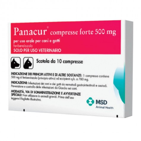 PANACUR*FORTE 10 cpr 500 mg