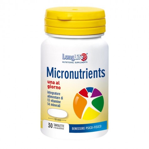 LONGLIFE MICRONUTRIENTS 30Tav.