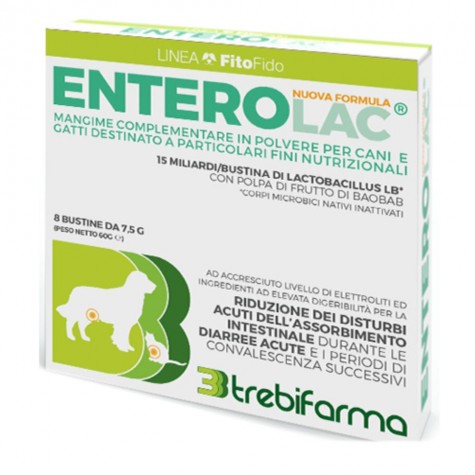 ENTEROLAC Mangime 8 Buste 7,5g