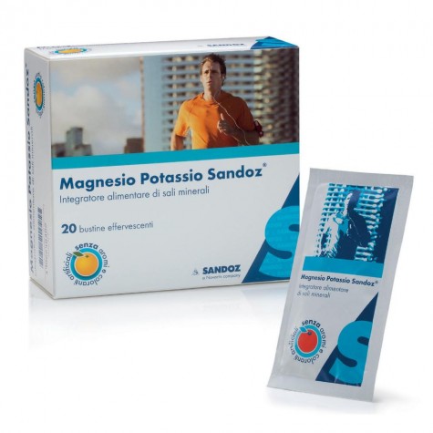 Magnesio e Potassio Sandoz 20 Bustine - integratore di magnesio e potassio