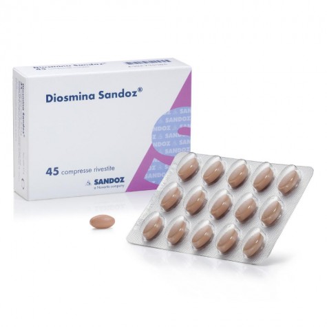Diosmina sandoz 45 compresse rivestite - integratore per emorroidi e fragilità capillare