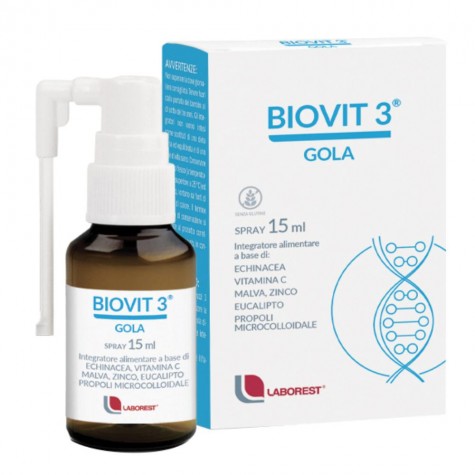BIOVIT*3 Gola Spray Orale 15ml