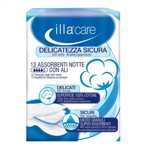 ILLA CARE ASSORBENTE NOTTE 12 PEZZI