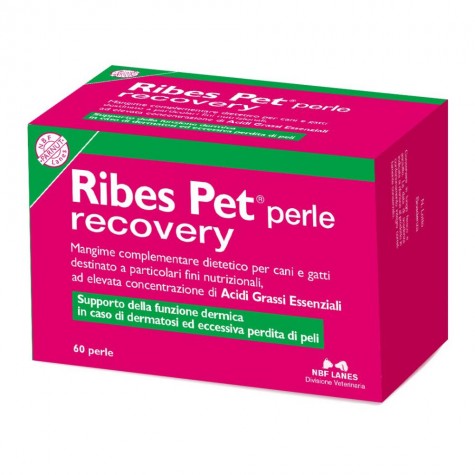 Ribes pet recovery 60 perle - integratore per il benessere cutaneo di cani e gatti