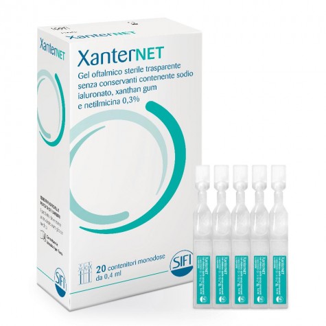 XANTERNET GEL OFTALMICO 20 FLACONCINI MONODOSE 0,4 ML