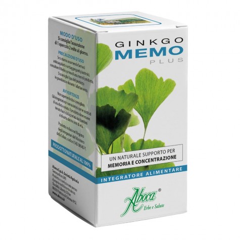 Ginkgo Memo Plus 50 opercoli- Integratore per Memoria e Concentrazione 