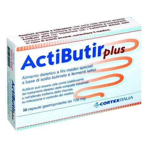 ActiButir Plus 30 capsule - Integratore per il Benessere Intestinale
