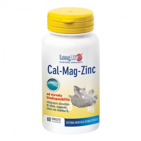 LONGLIFE CAL MAG ZINC 60 TAVOLETTE