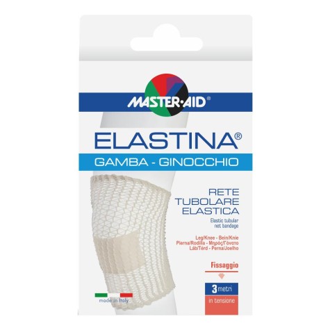 RETE TUBOLARE ELASTICA IPOALLERGENICA MASTER-AID ELASTINA GAMBA/GINOCCHIO 3 MT IN TENSIONE CALIBRO 5 CM