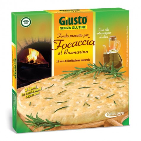 GIUSTO S/G Fondo Focaccia 280g