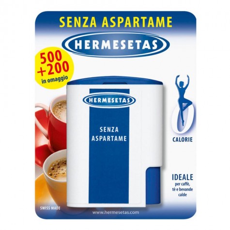 HERMESETAS SENZA ASPARTAME 500 + 200 COMPRESSE