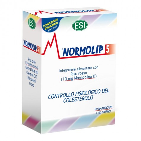 Esi Normolip 5 60 capsule- Integratore per il Controllo del Colesterolo