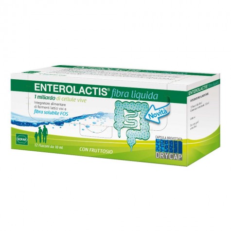 ENTEROLACTIS FIBRA LIQUIDA 12 FLACONCINI DA 10 ML